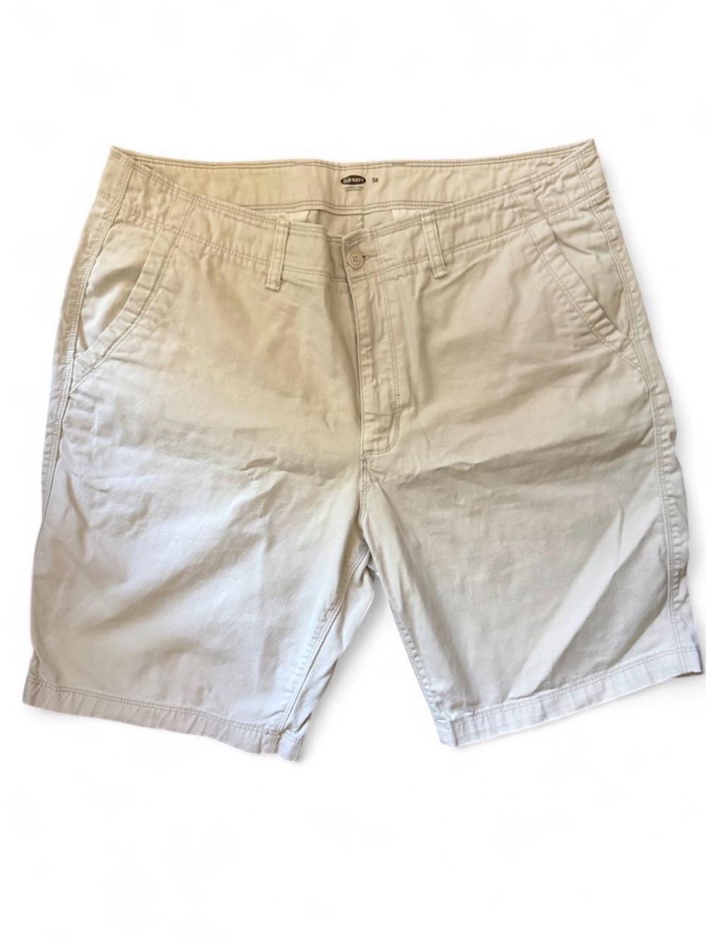 Old Navy Men’s Khaki Chino Shorts Size 36
